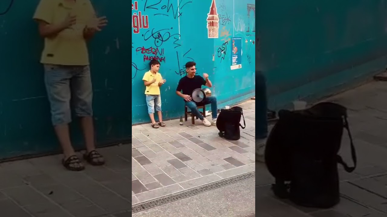 30 seconds of Sercan Gider, the best street darbuka player