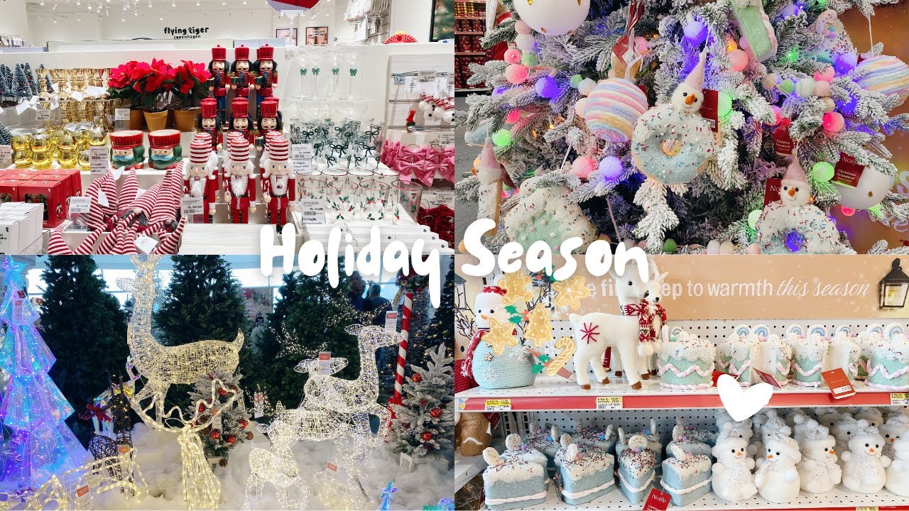 Huge Christmas Decoration Shopping Vlog 🎄 Shop With Me + Cozy Haul ✨ | Slice of Life