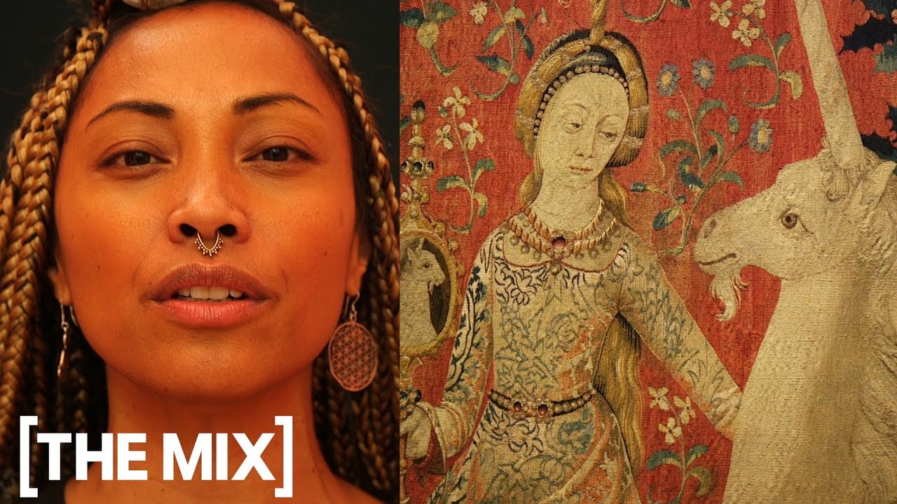 Medieval Lady and the Unicorn tapestries deconstructed