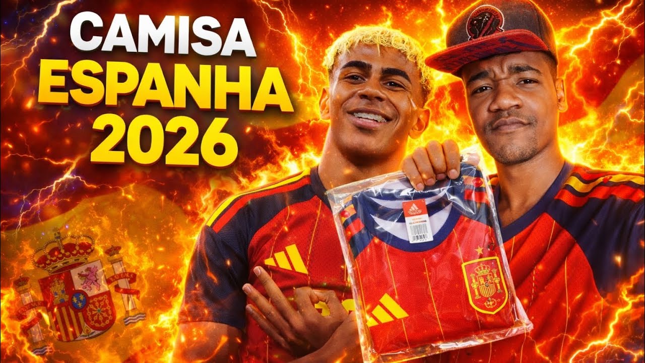 Camisa Espanha Copa 2026 Direto da CSSBUY. Uma Bela Camisa.
