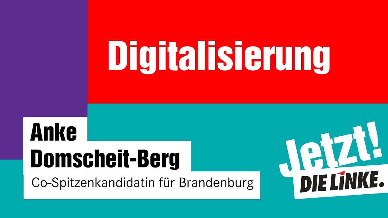 BTW21: Anke Domscheit-Berg zu Digitalpolitik im Wahlprogramm DIE LINKE