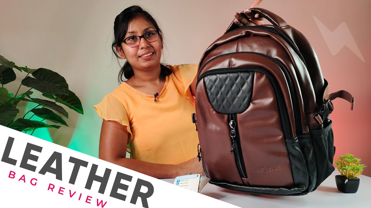 Best Leather Backpack | Best Backpack under 1000 | F Gear Tycoon Laptop Backpack School Bag
