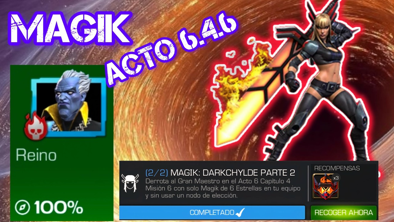 COMO REALIZAR MISION DE MAGIK VS ACTO 6.4.6 GRAND MASTER + CAMINO