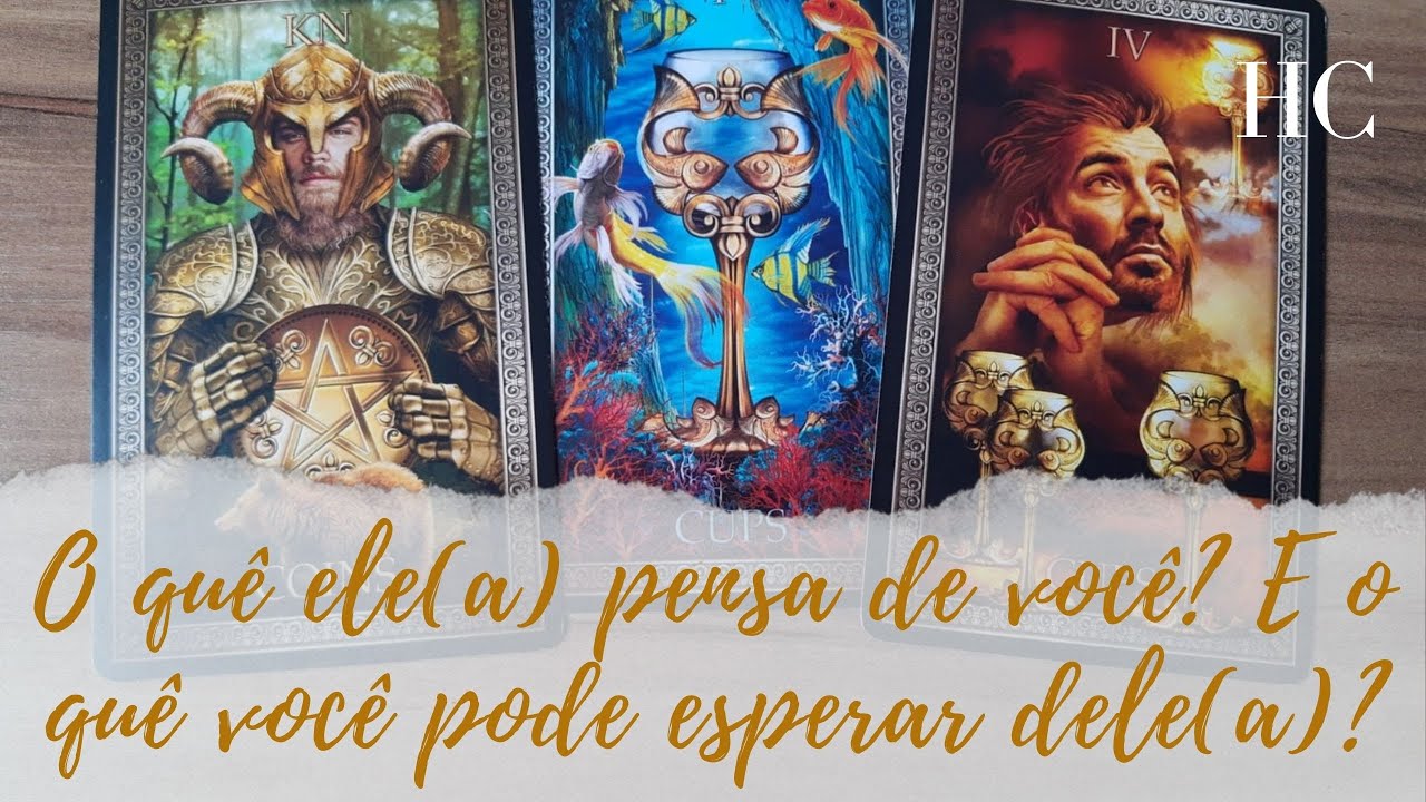 O QUÊ ele(a) PENSA de você? E O QUÊ você pode ESPERAR dele(a)? - Henrique Cecatto Tarot