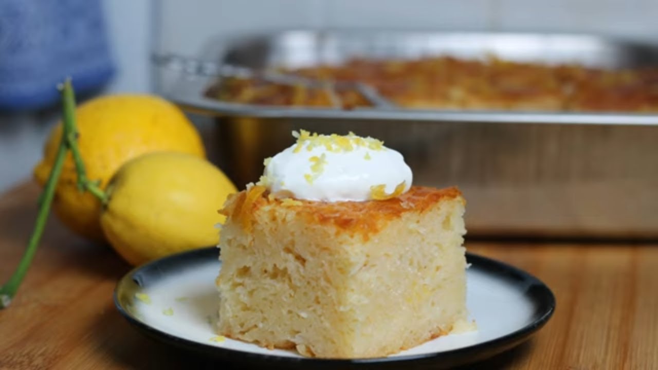 Лимонопита 🍋 - научитесь готовить настоящий греческий лимонный пирог - вкуснейший пирог