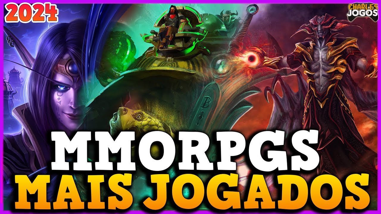 OS MMORPGS MAIS JOGADOS EM 2024