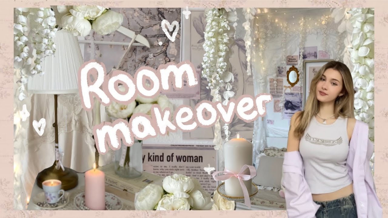 AESTHETIC ROOM MAKEOVER ♡ *pinterest inspired* ✧･ﾟ: *✧･ﾟ:*