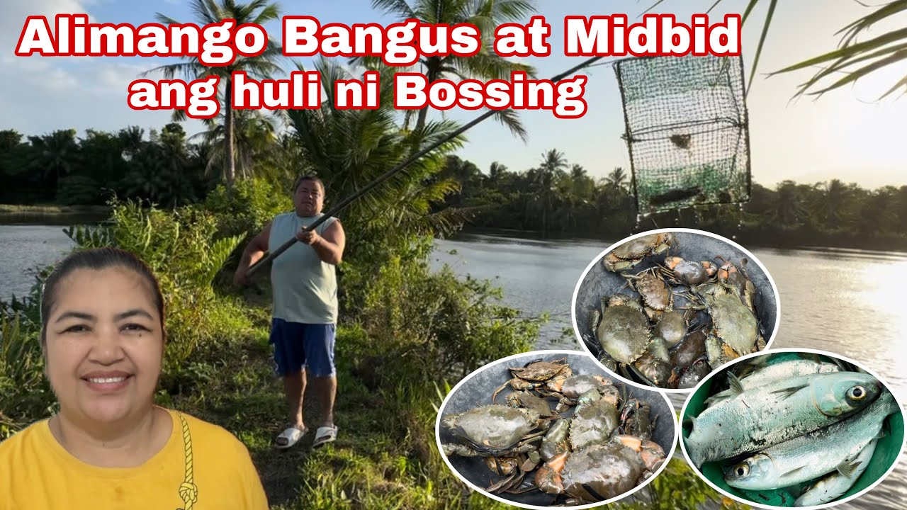 Alimango Bangus at Midbid ang huli ni Bossing + May nagpadala kay Annie Rose Salamat po