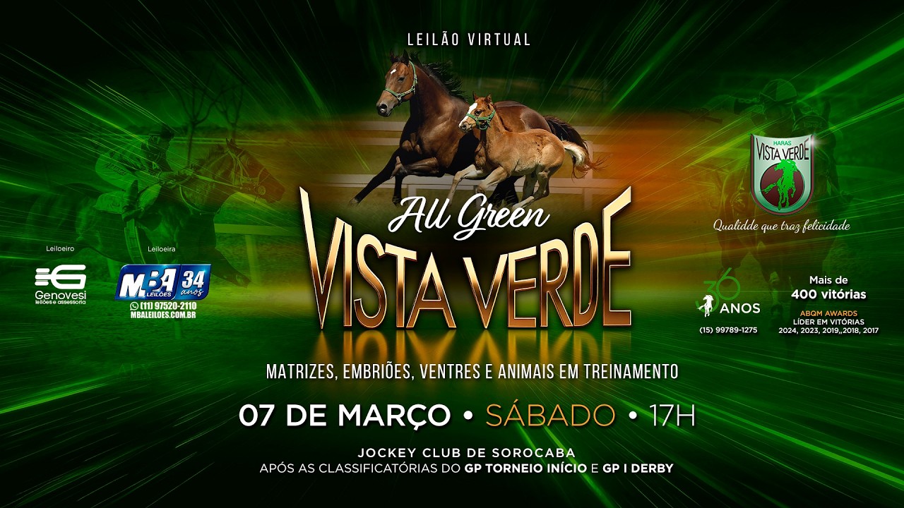 Leilão Virtual All Green Vista Verde