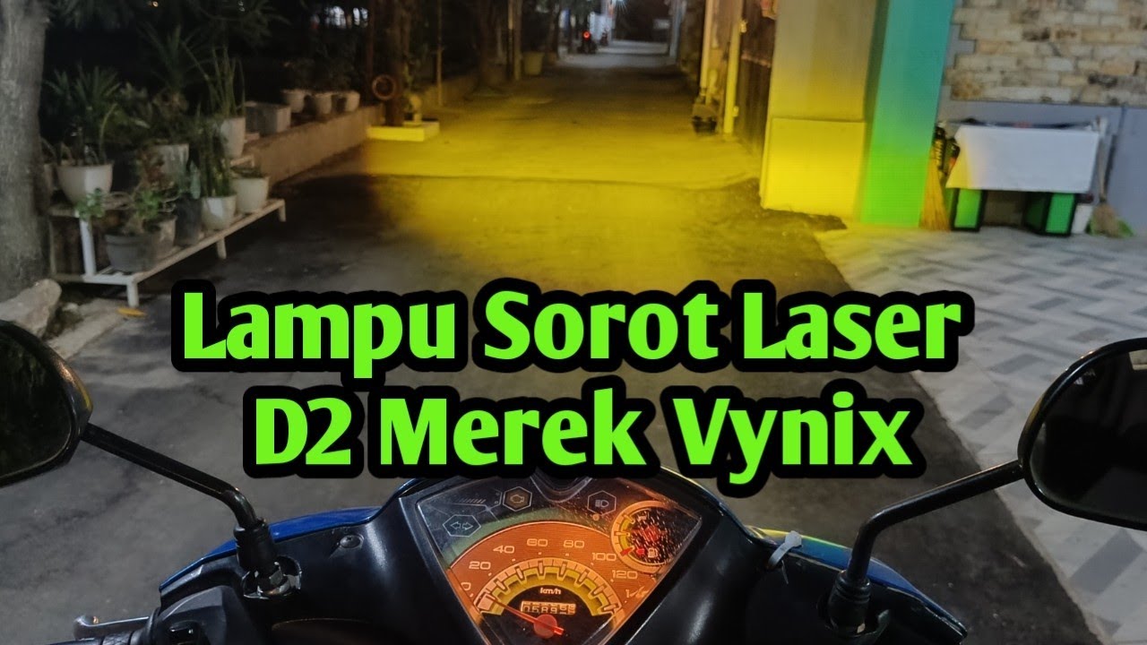 Pemasangan Lampu Sorot Laser D2 Merek Vynix  di Motor Mio J | #NGOPREK