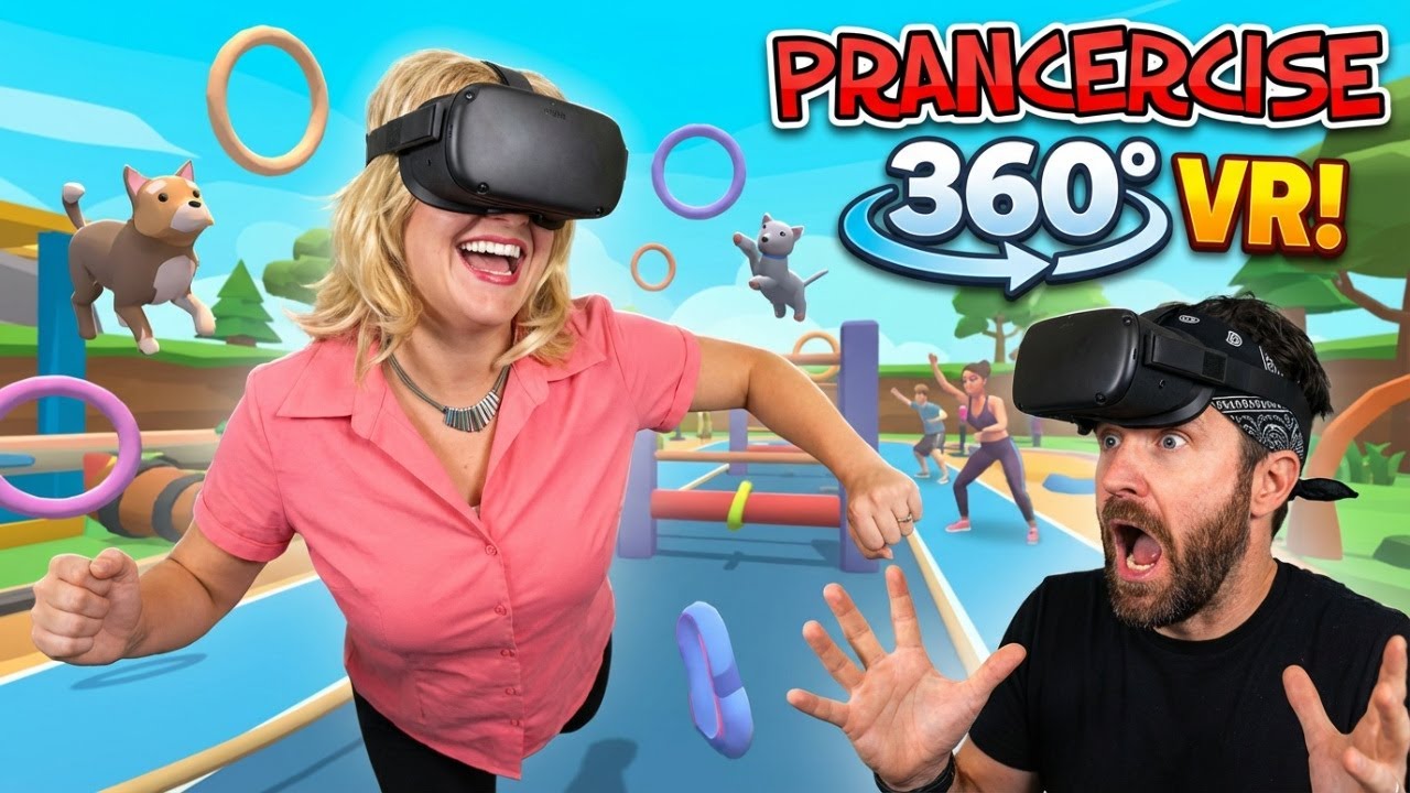 Prancercise Parody - Immersive 360° Virtual Reality Fitness Simulation
