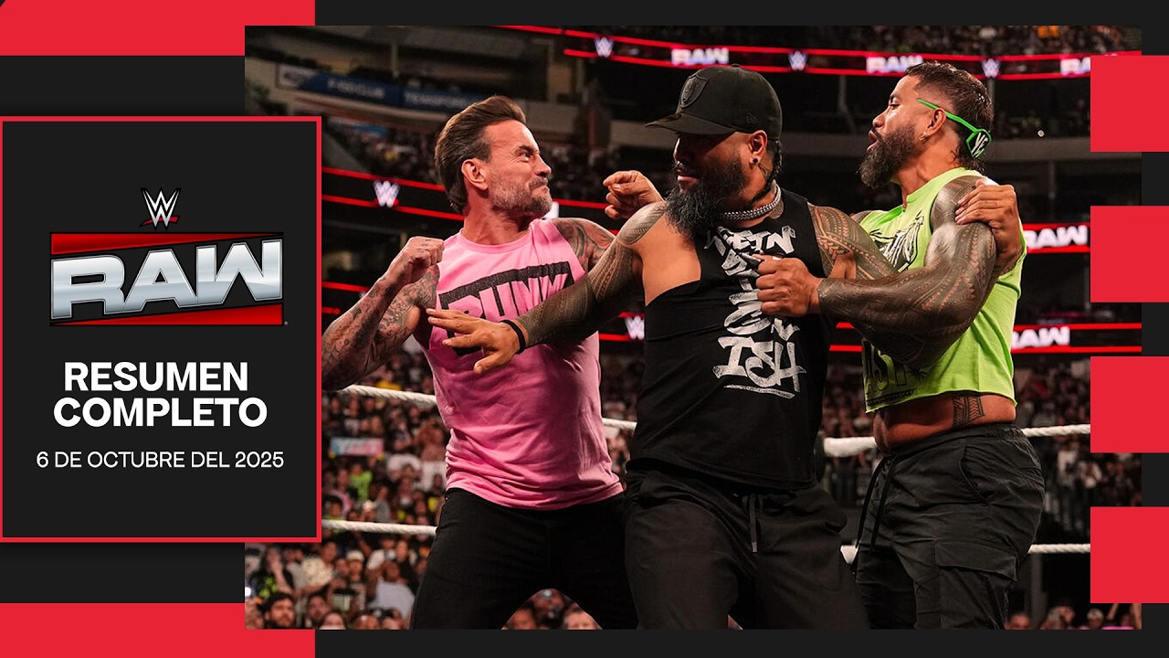 WWE RAW 6 Octubre 2025 - Resumen Completo en Español