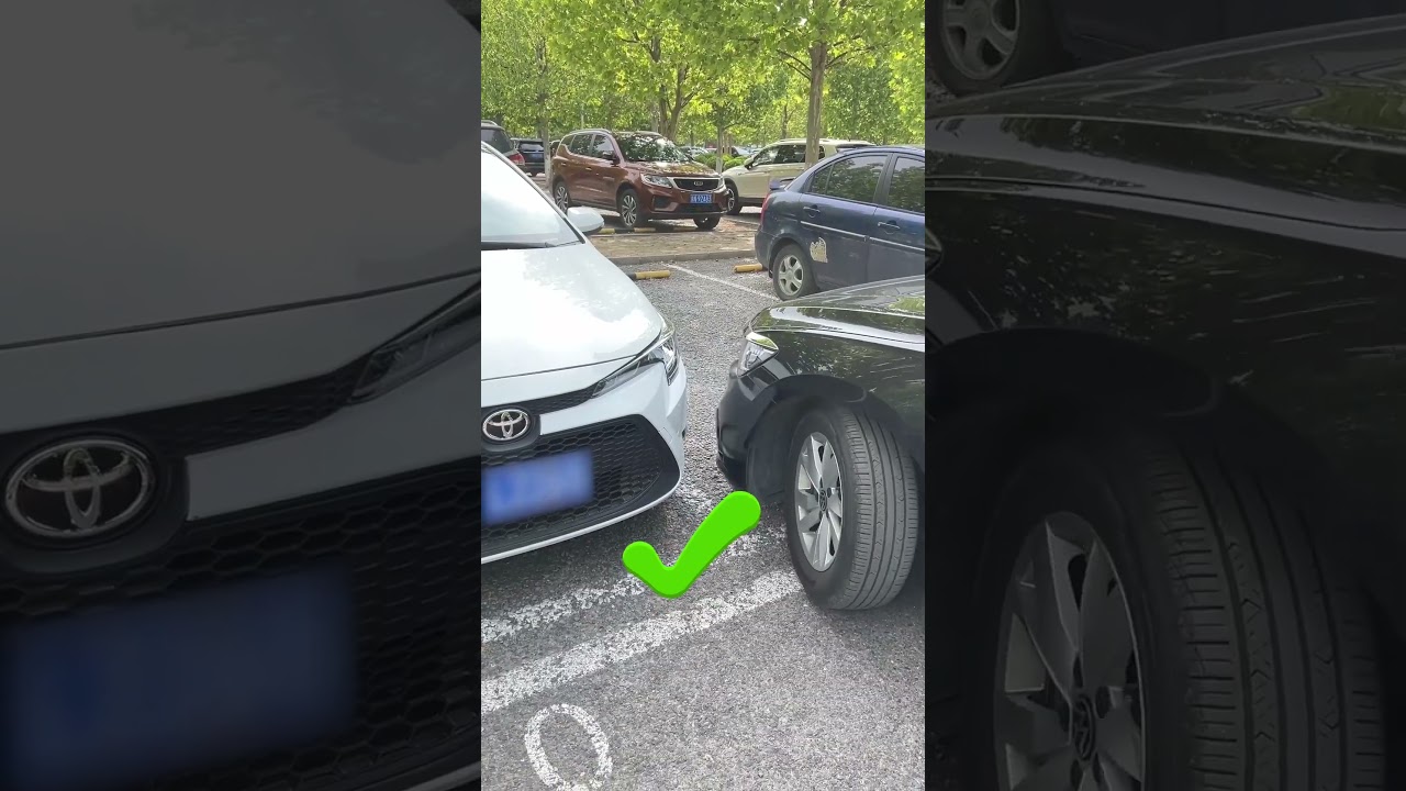 Learn this trick and you won&rsquo;t scratch other people&rsquo;s cars!#driving #tips #howto #skills #car