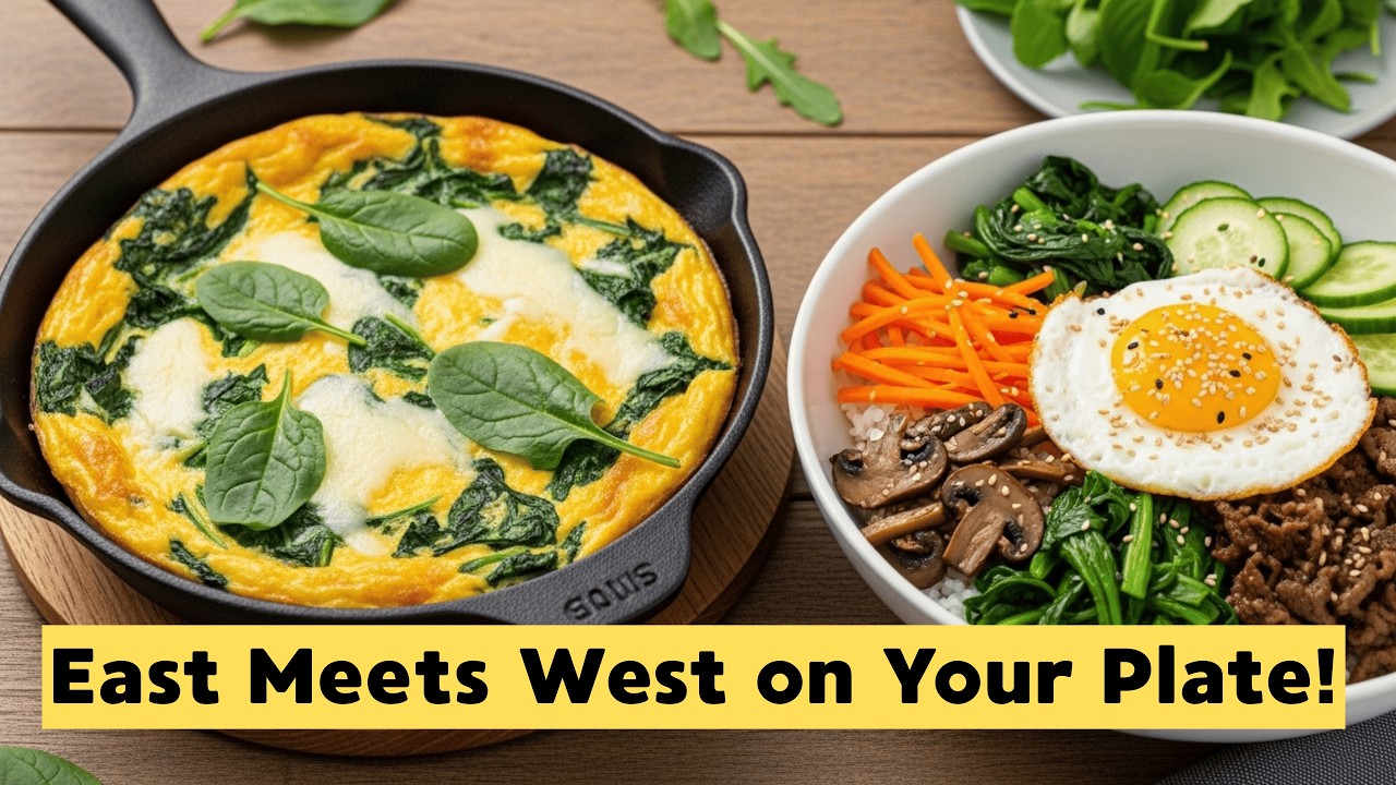 Crispy Rice, Silky Spinach & Runny Egg — Korean Bibimbap at Home