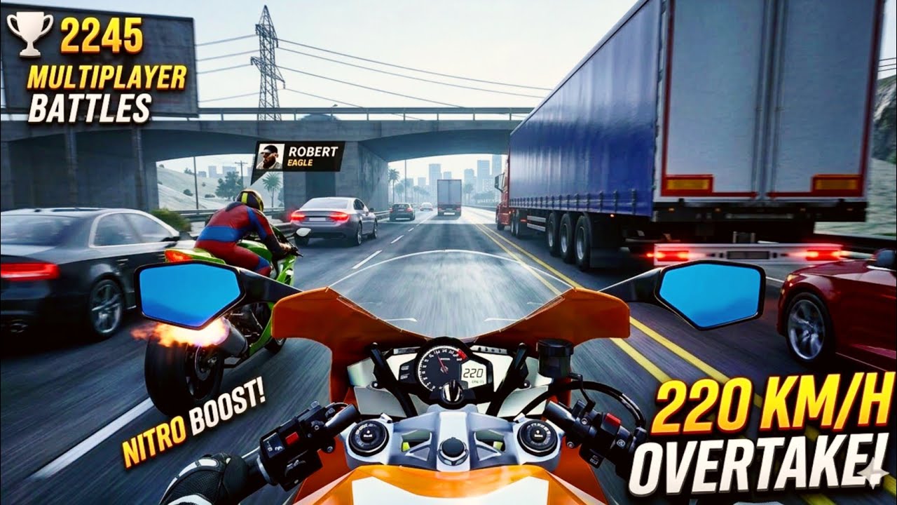 Insane Moto Bike Racing on Busy Highway 🔥 Top Speed 300KM/H | Extreme Traffic Ride Gameplay