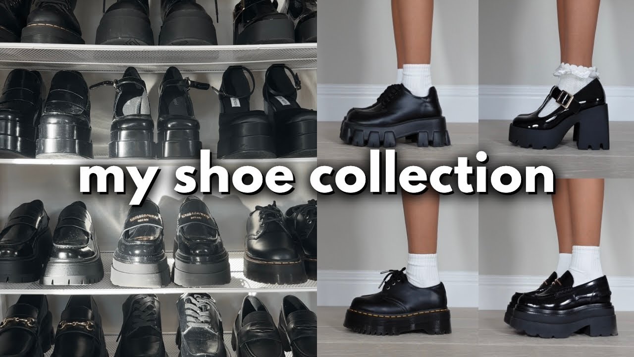 SHOE COLLECTION PT. 2 🖤 boots, loafers, etc.