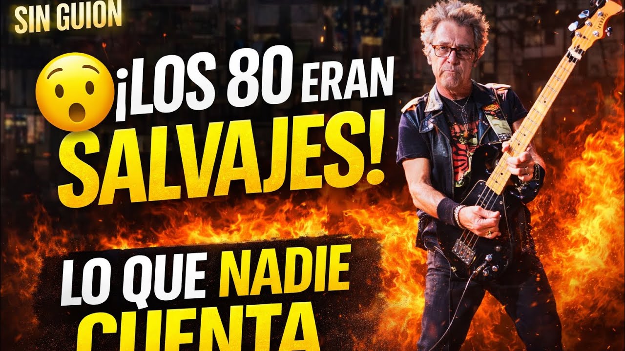 COMO ERAN LOS SALVAJES AÑOS 80, SIENDO UNA ESTRELLA DEL ROCK