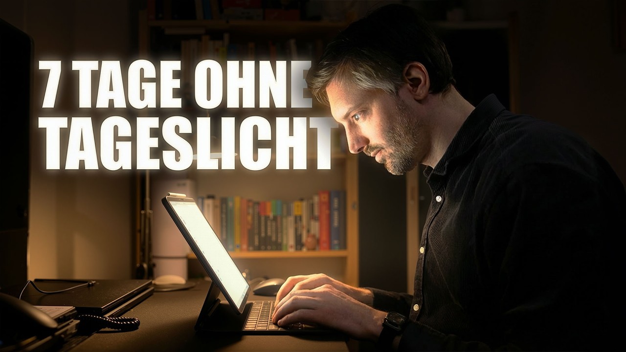 Das passiert, wenn du 1 Woche in Dunkelheit lebst 🌃 Selbstexperiment