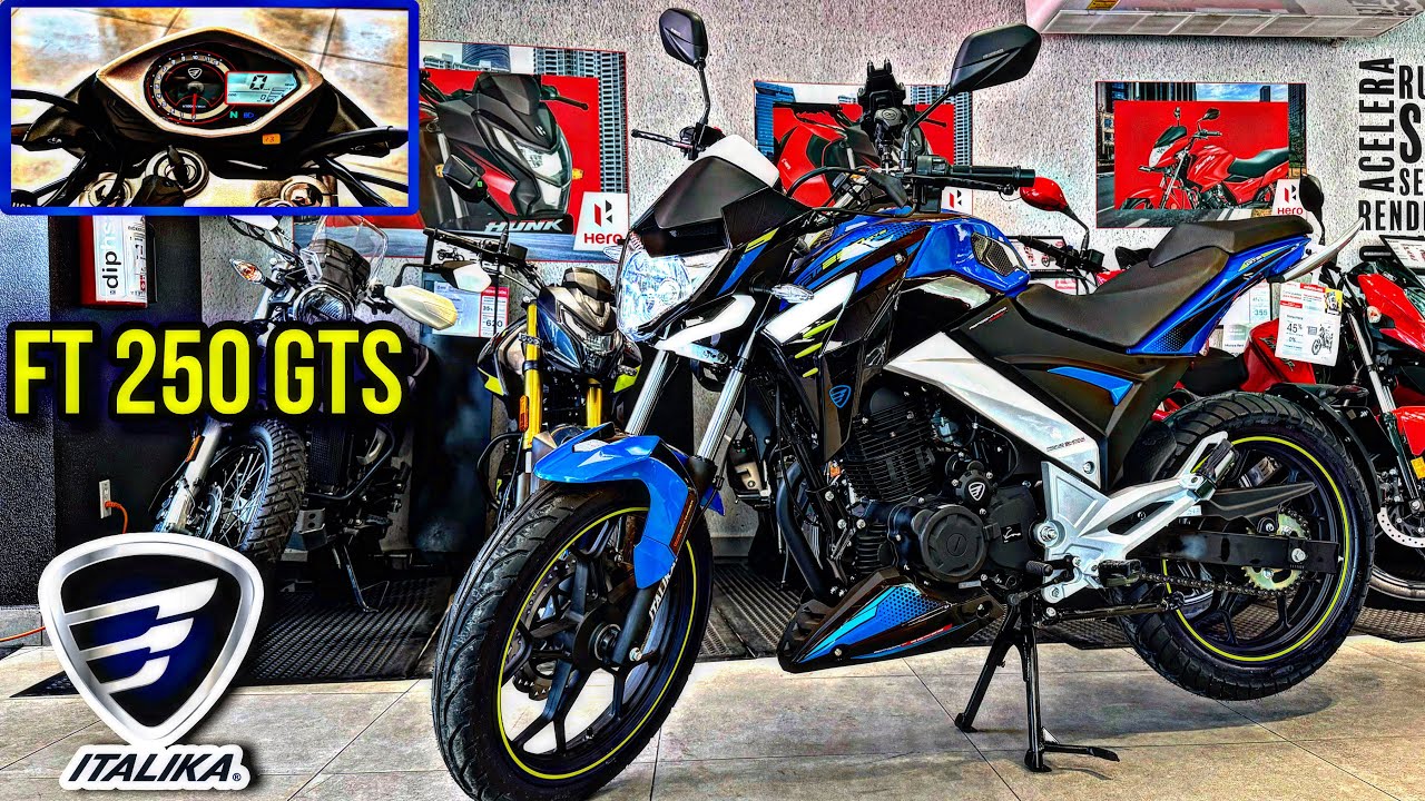 La Nueva FT 250 GTS 2025|Review|¡La Primer Italika Con GPS!😱😳🤯