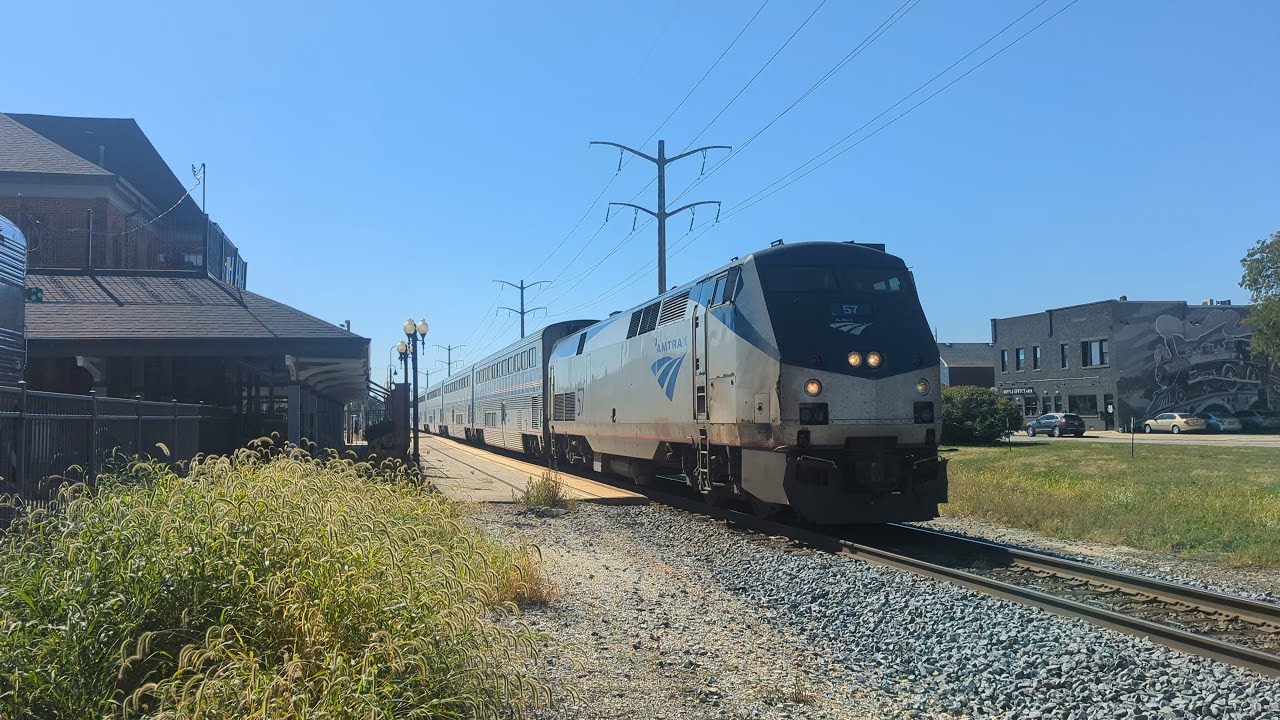 Railfanning 105B - GE P42DC Amtrak 57 Leading, 09/26/25