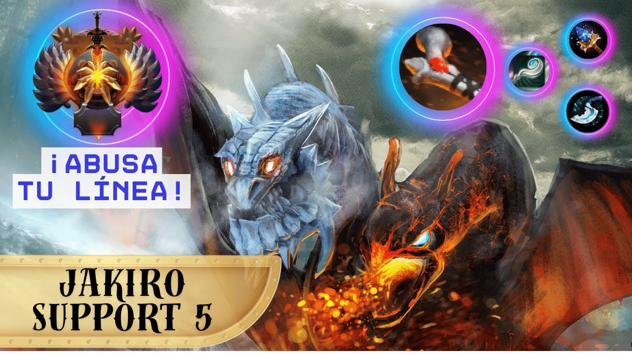 ¡Domina la línea con JAKIRO! Support 5 #dota2 #dotaespañol #dotaguiaespañol