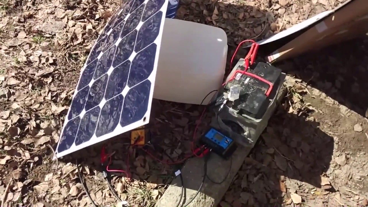 Flexible Solar Panel. Гибкая солнечная панель. Тестирую и в хвост и в гриву. 1 мая 2017 года.