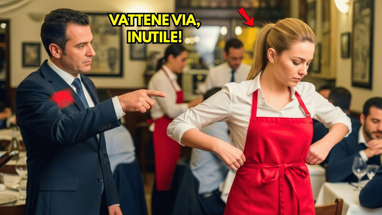 Una miliardaria ha fatto la cameriera a tutti quelli che le stavano davanti a causa di una macchia