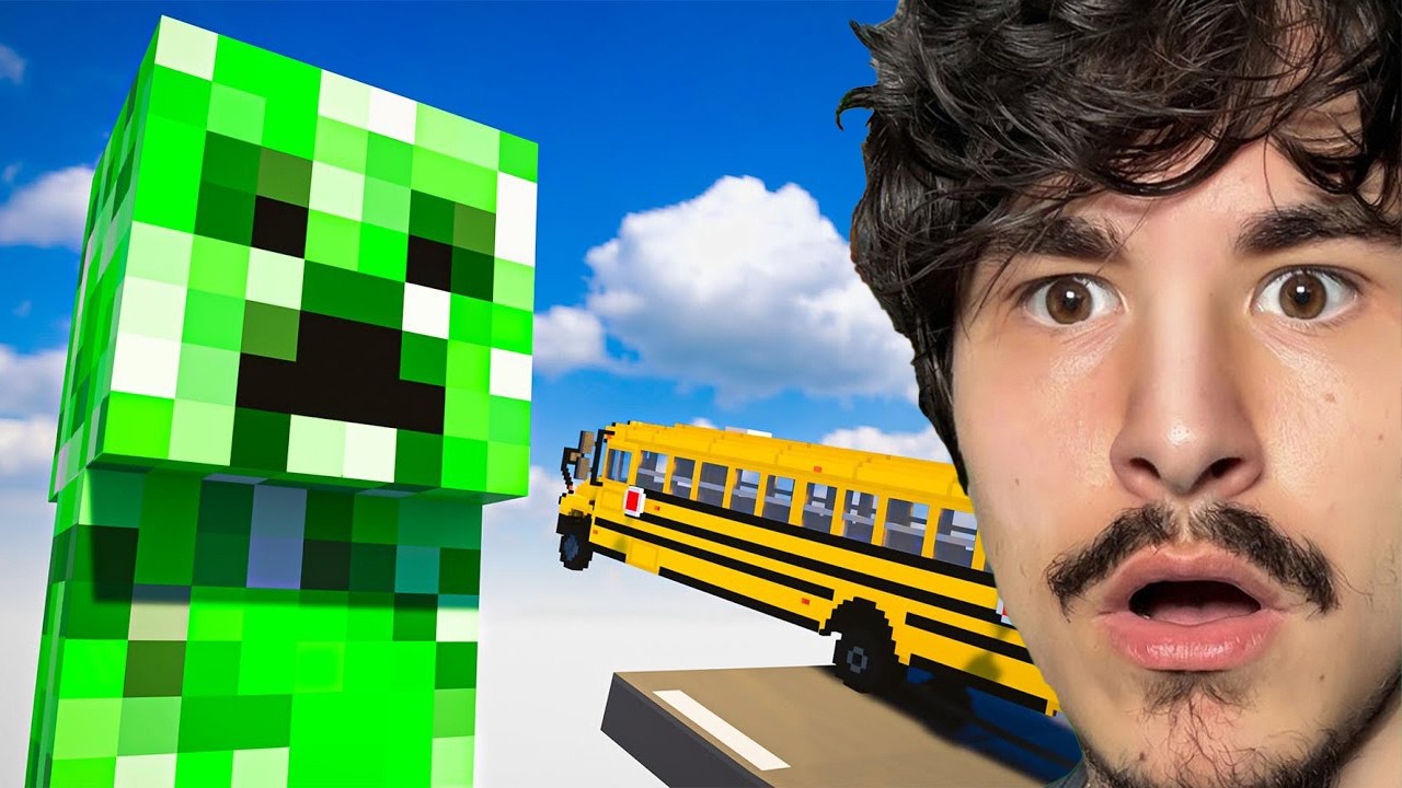 Creeper VS Okul Otobüsü!