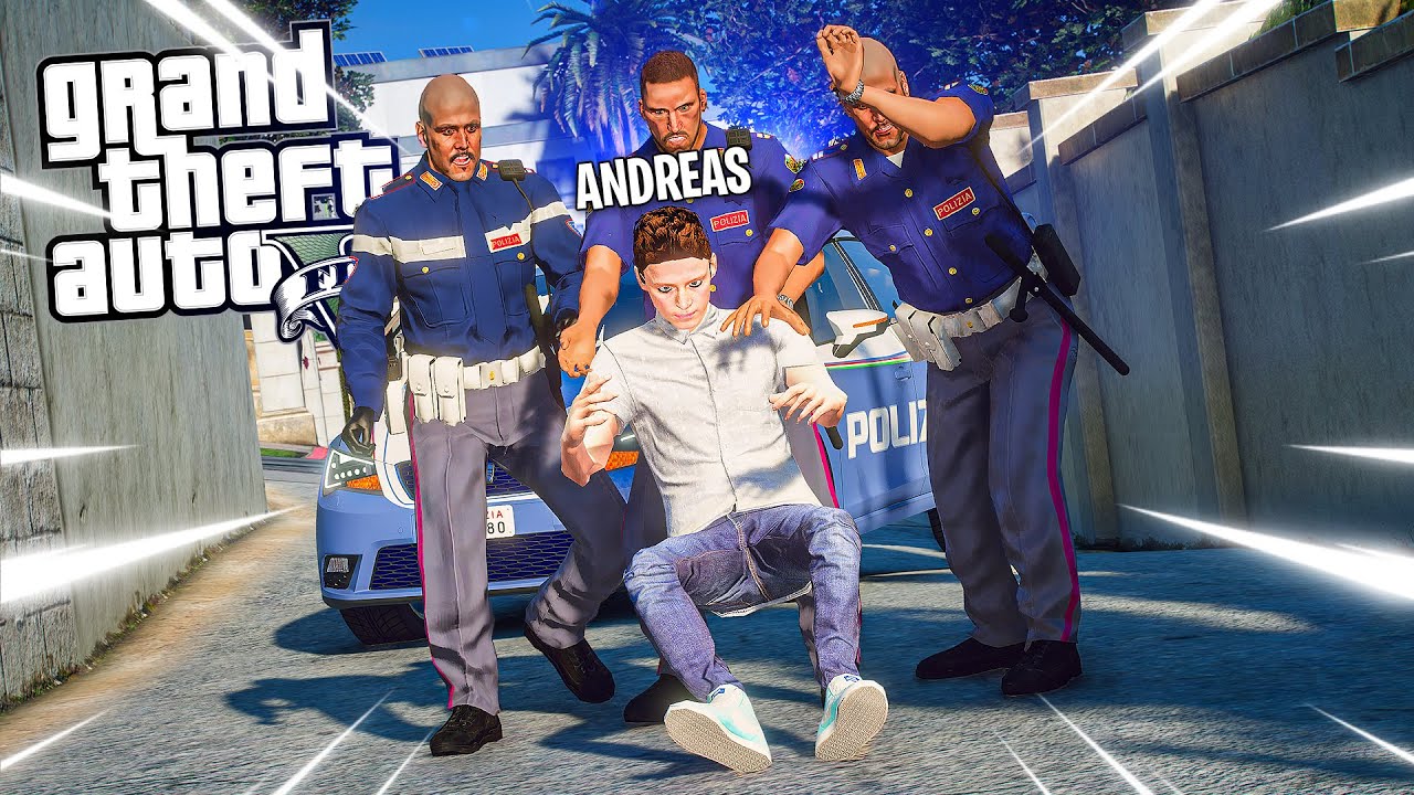 LA POLIZIA HA PRESO MIO FIGLIO! - GTA 5 MOD VITA REALE⁴ #44