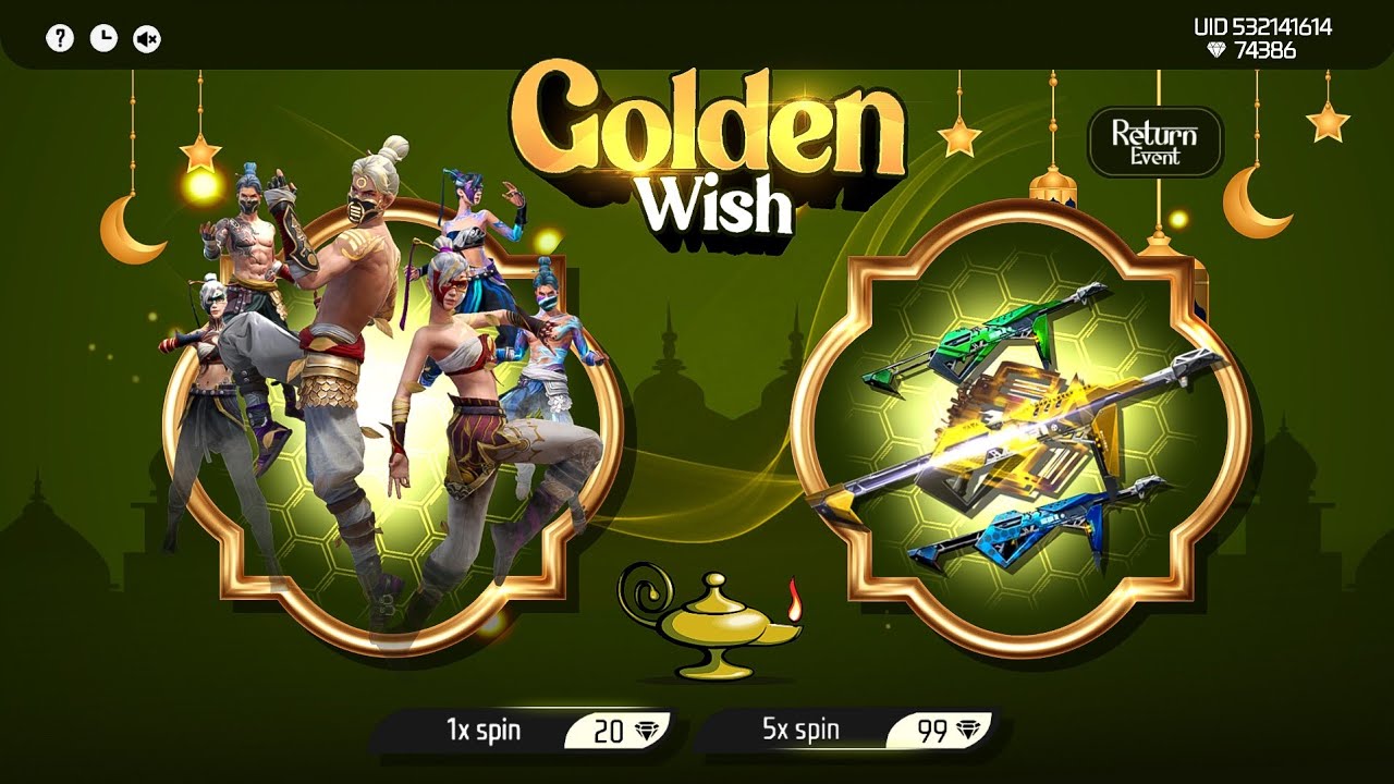 OB52 100% New Wish Event Free Fire 2026 | New Event Free Fire Bangladesh Server |Free Fire New Event