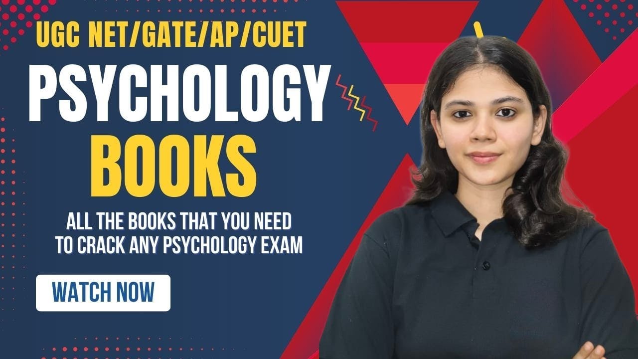 BOOKS FOR PSYCHOLOGY TO CRACK NET, GATE, CUET, ASSISTANT PROFESSOR | HARSHITA MAHARSHI