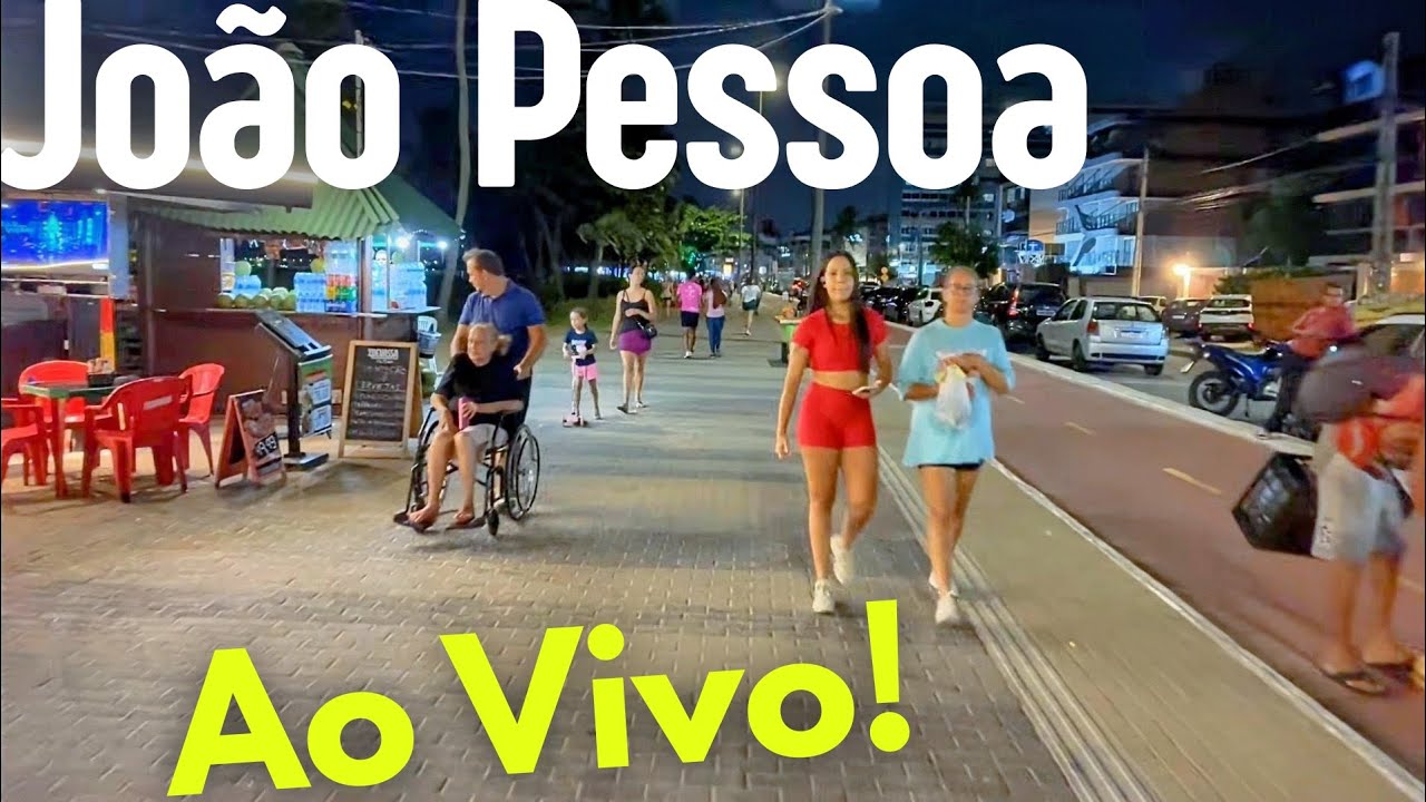 Noite de Segunda-Feira na Orla - João Pessoa Ao Vivo! - Brasil