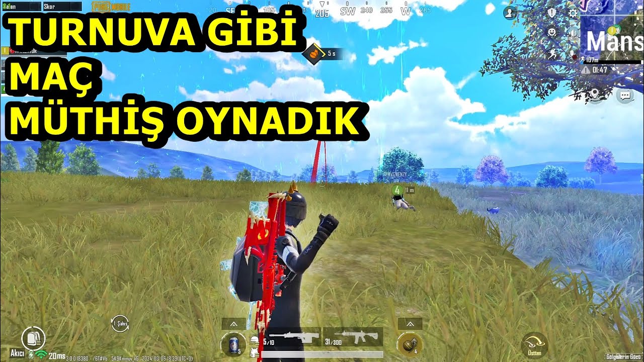 TURNUVA GİBİ MAÇ ! MÜTHİŞ OYNADIK FFW PUBG MOBİLE