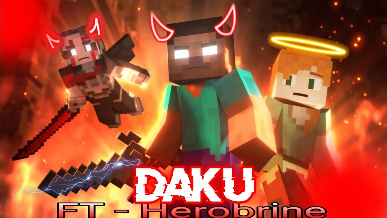 Minecraft!! 😈 Herobrine x Daku 😈 Edit