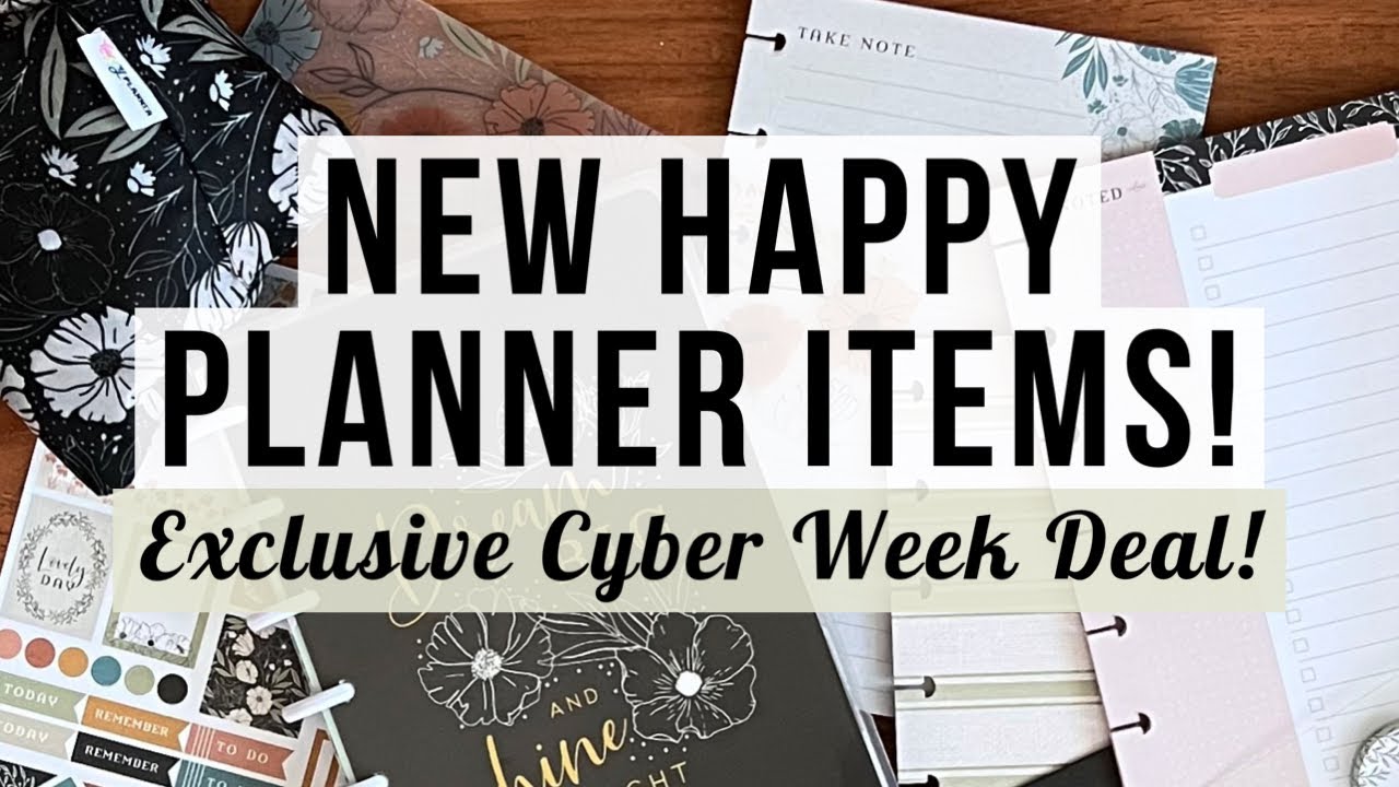 NEW! Happy Planner Cyber Week Deal Unboxing - Homebody Inspired Homemade Happy Mini Bundle 2022