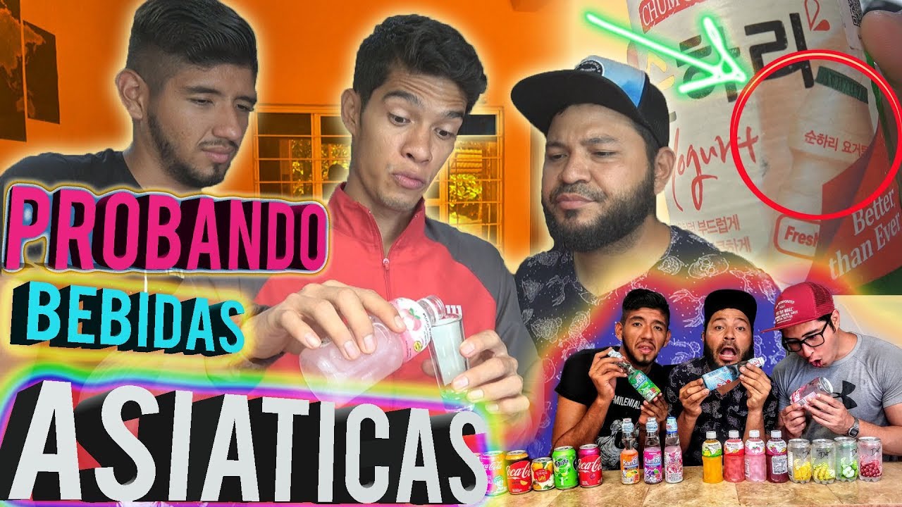 PROBANDO BEBIDAS ASIÁTICAS | 🍶ALCOHOL DE YAKULT🍶