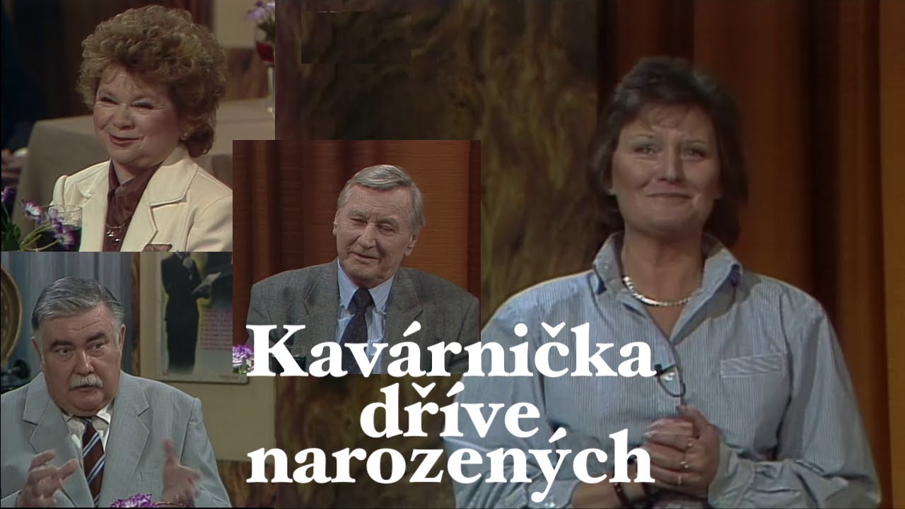 Kavárnička dříve narozených ❖ A. Janoušková, J. Langmiller a M. Neděla (1993)