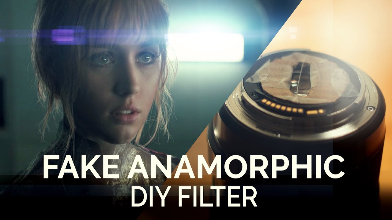 GET THE ANAMORPHIC LOOK for cheap| DIY FILTER