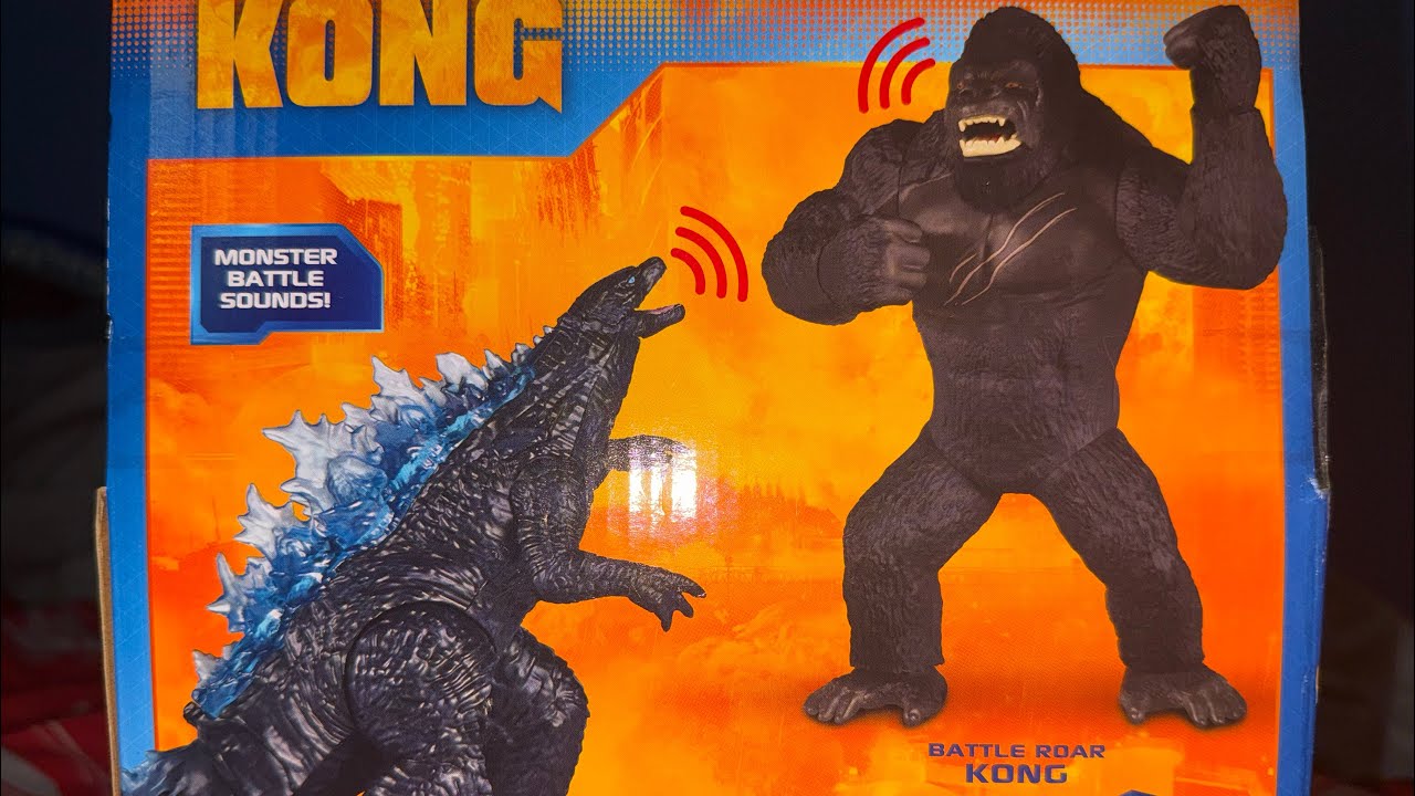Playmates Battle Roar Godzilla & Kong | Double Figure Review