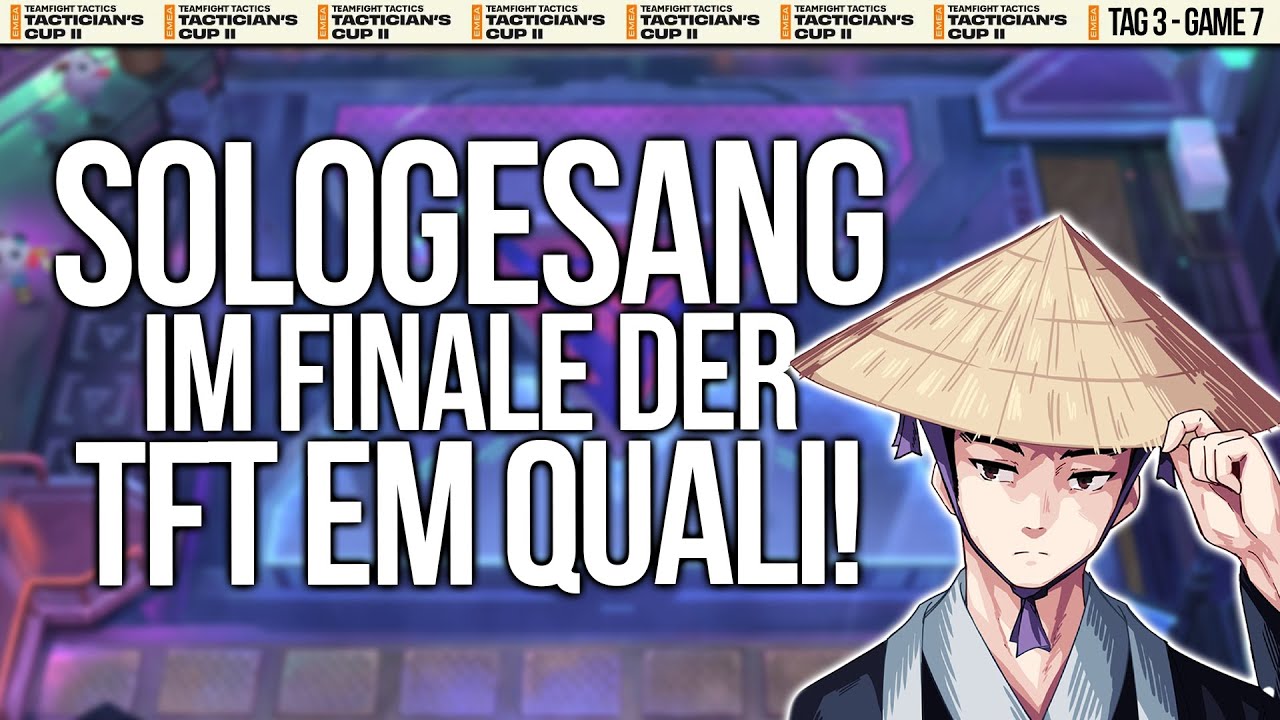 Sologesang im FINALE der TFT EM Quali! | TFT TCUP 2 - Folge 15