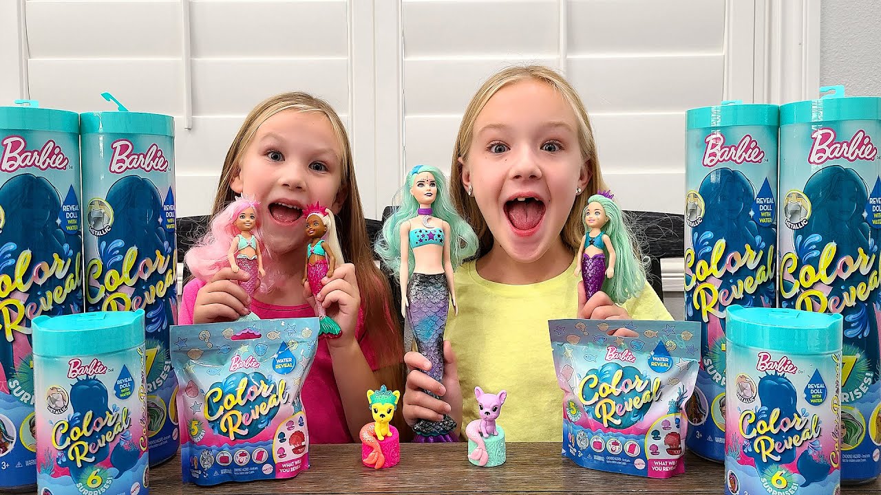 We Found Mermaids!!! Guess Their Tail Color Reveal and Win!