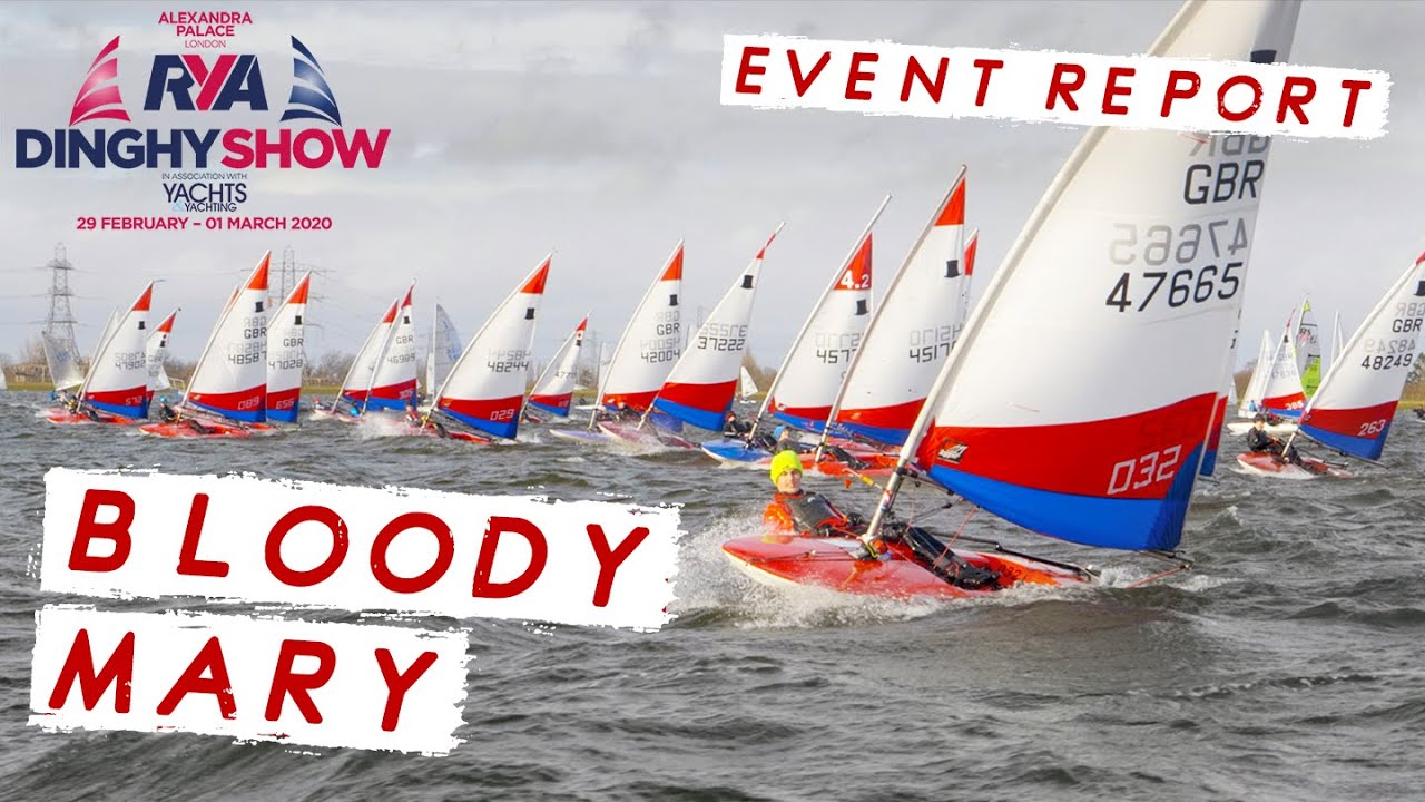 CRAZY DINGHY RACING at the 46th Bloody Mary at Queen Mary Sailing Club