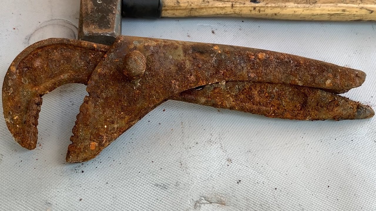 Restoration Rusty Old Wrench Pliers, Repair And Reuse // The Worker Excellent Restoration Skills