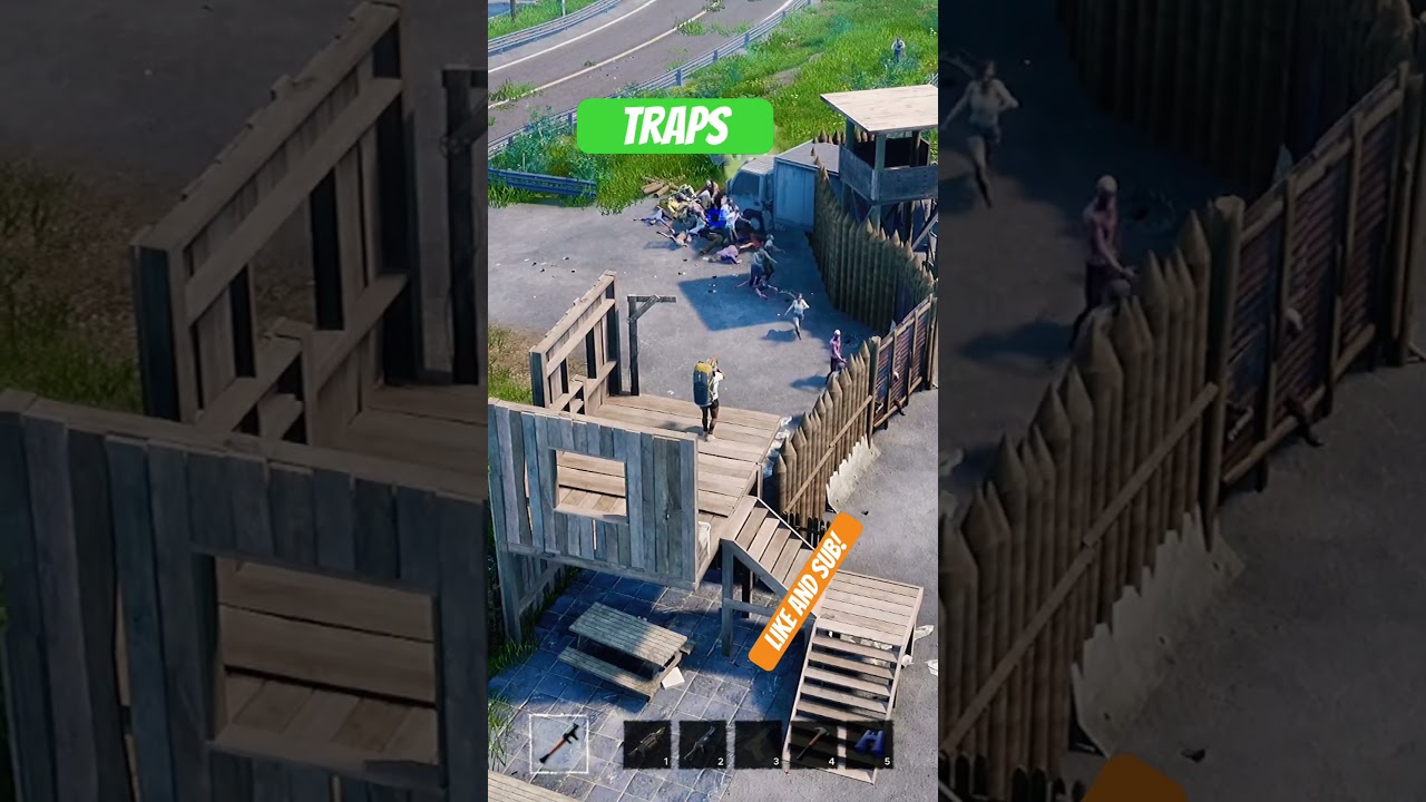 Humanitz gameplay and defending my base  #humanitz #gaming #survivalgame