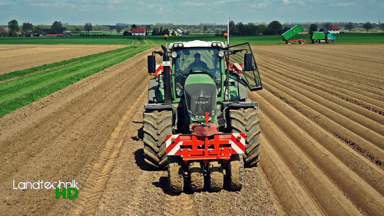 Kartoffeln legen mit Fendt Vario 828 und Grimme GL 420 [HD]