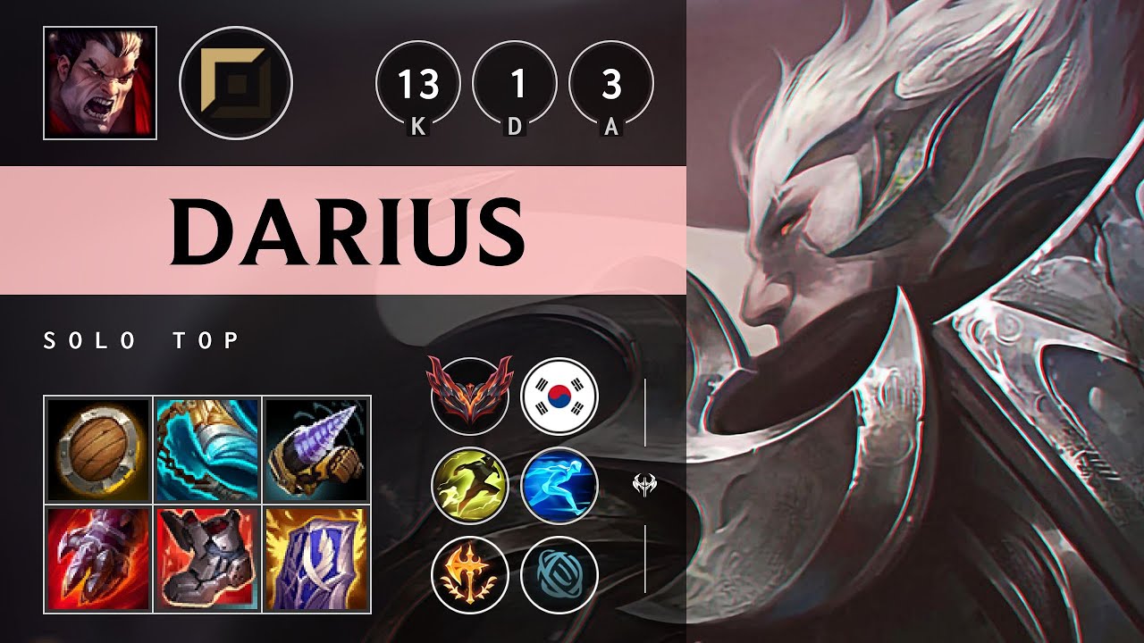 Darius Top vs Gangplank - KR Grandmaster Patch 25.20