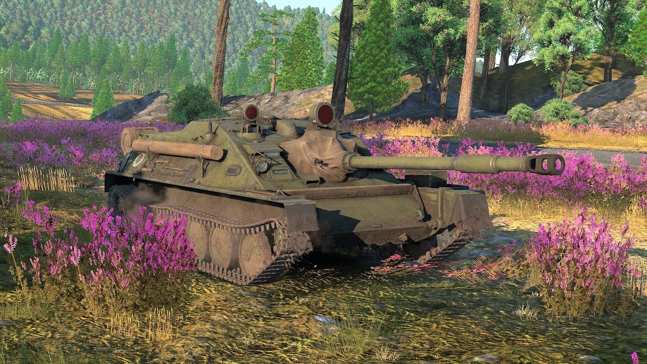 War Thunder: USSR - ASU-85 Gameplay [1440p 60FPS]