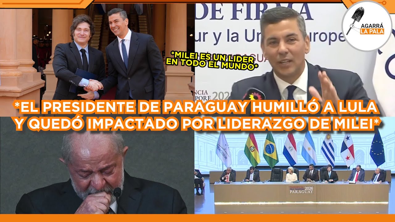PRESIDENTE DE PARAGUAY QUEDÓ IMPACTADO CON LIDERAZGO DE MILEI Y HUMILLÓ AL COBARDE DE LULA DA SILVA