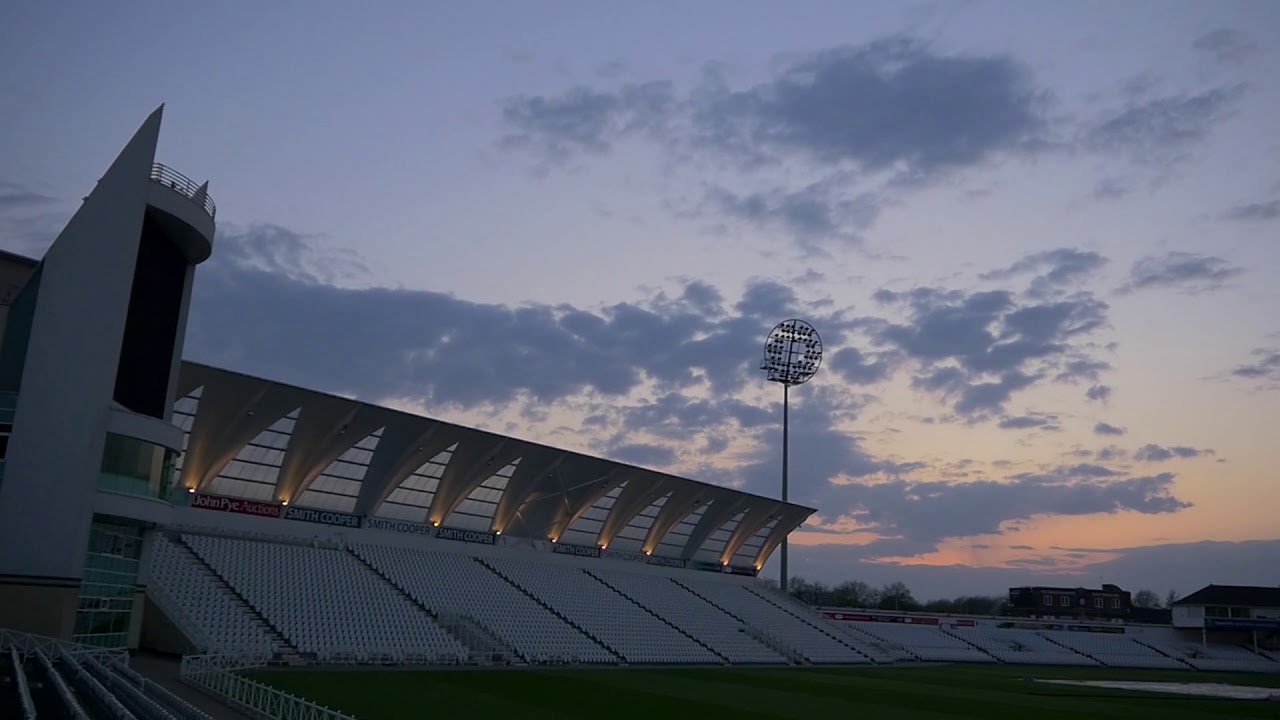 Sunset over Trent Bridge, Nottingham