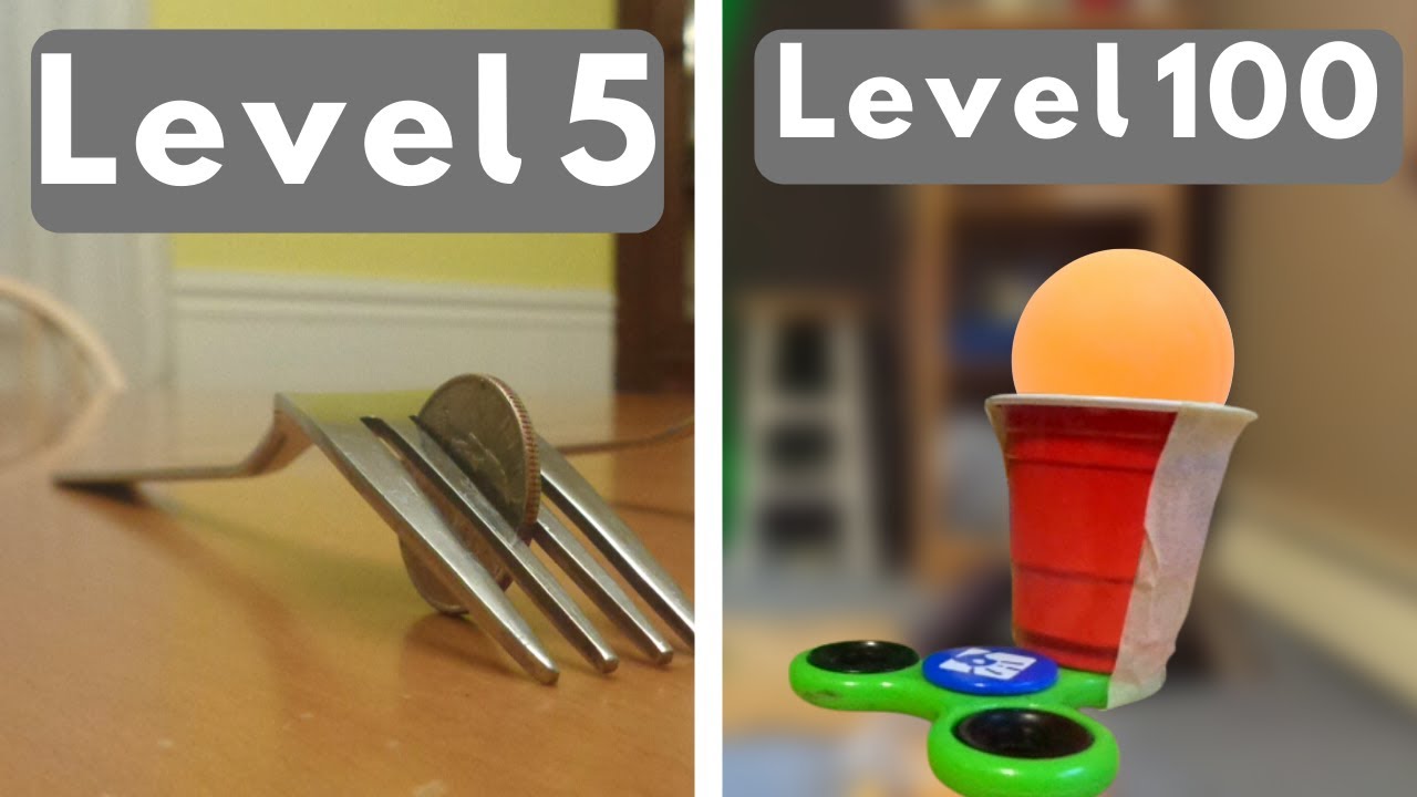 TRICK SHOTS from Level 1 To Level 100 | Be One Productions | (ft. BullseyeProductionsTV)